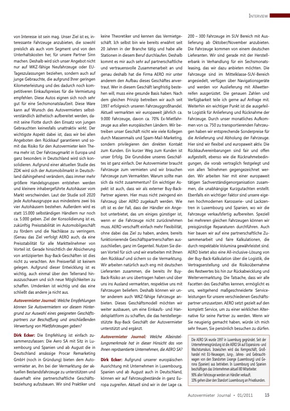 Actualités publiées pour la première fois sur AutovermieterAfficher au format PDF